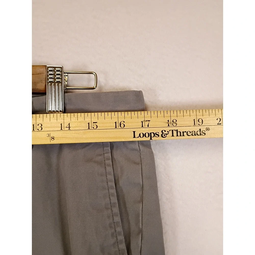 Business Casual Banana Republic Mens 35x32 Gray Aiden Slim Fit Chino Pants